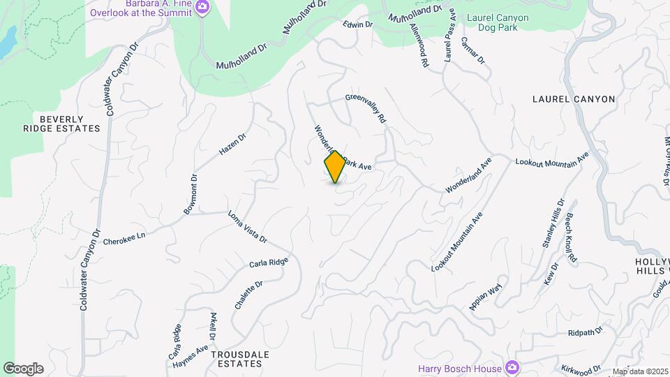 2385 Sunset Heights Dr Map and Location Details