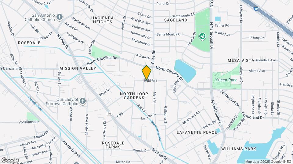 580 Chula Vista St Map and Location Details