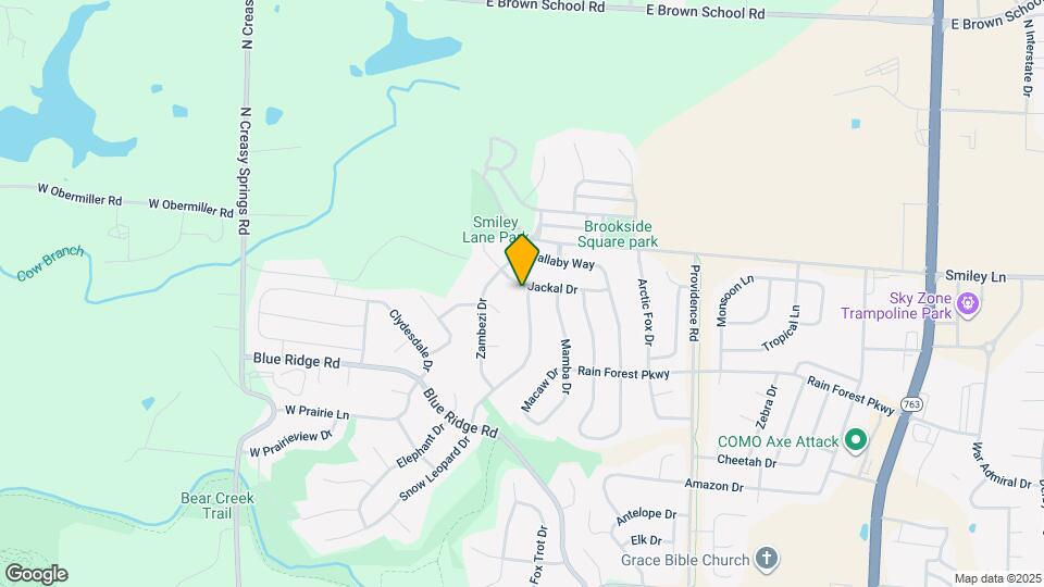 208 Jackal Dr Map and Location Details