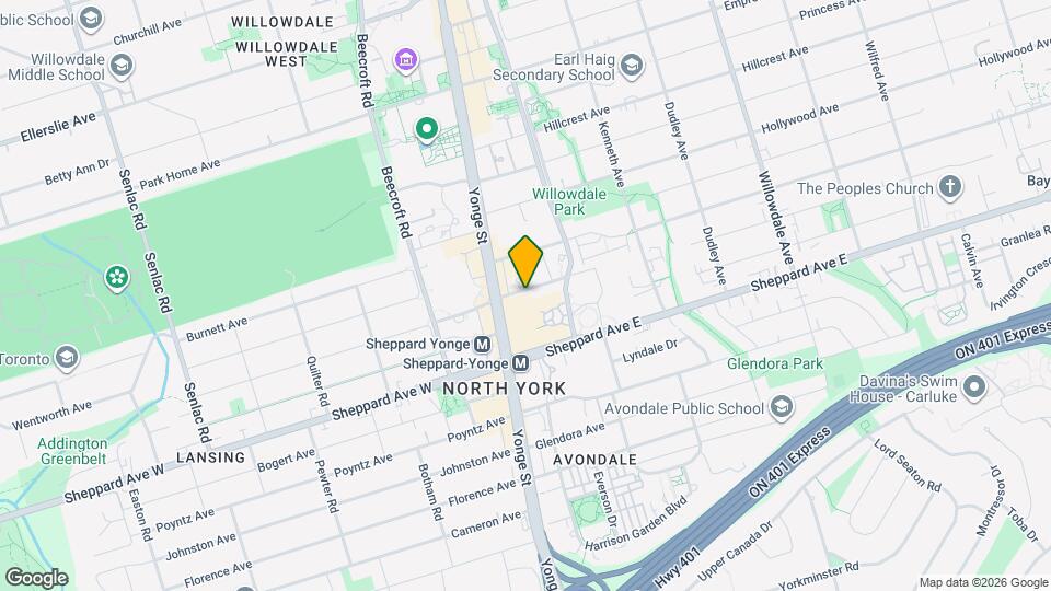 35 Greenfield Ave Map and Location Details