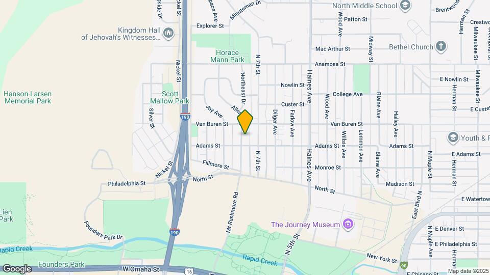 812 Allen Ave Map and Location Details