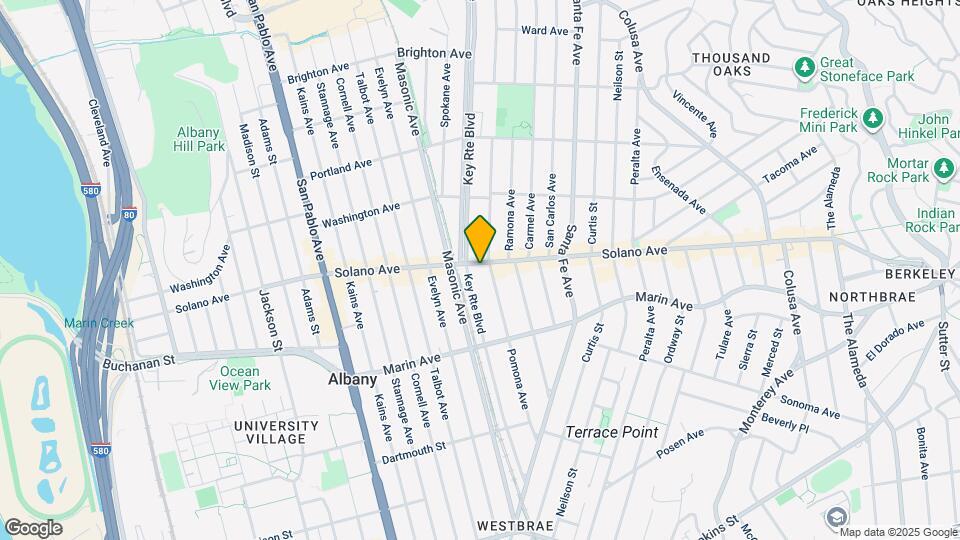 1312 Solano Ave, Unit 1312 Mapa y Detalles de la Ubicación