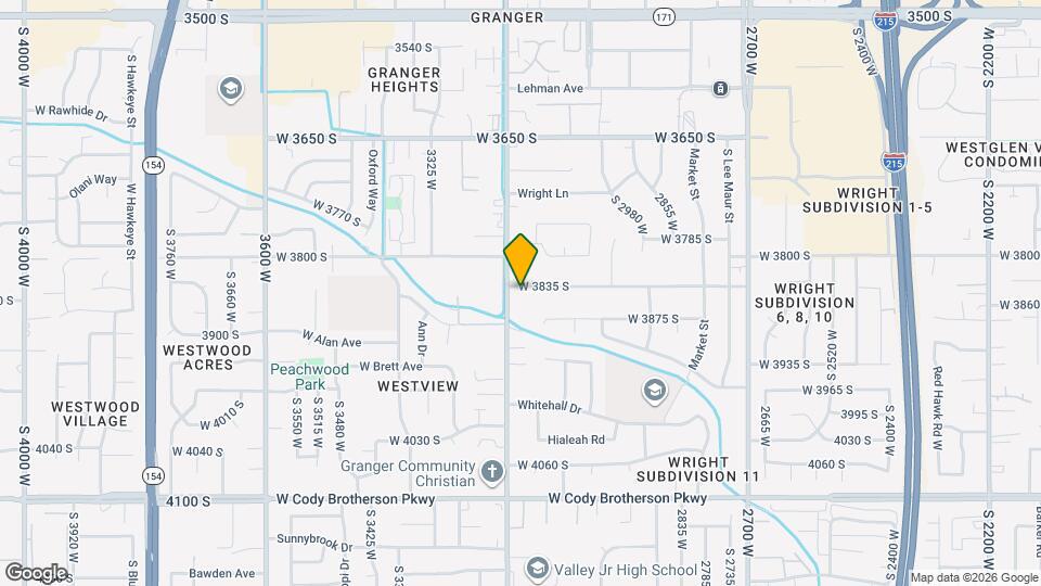 3167 W 3835 S, Unit Unit 1 Map and Location Details