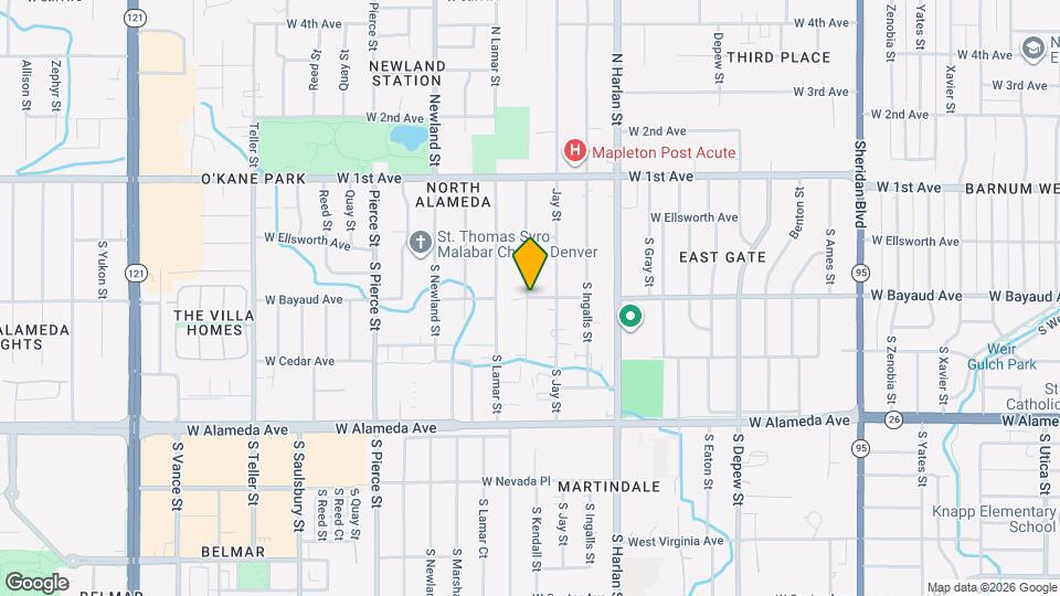 102 S Kendall St Mapa y Detalles de la Ubicación