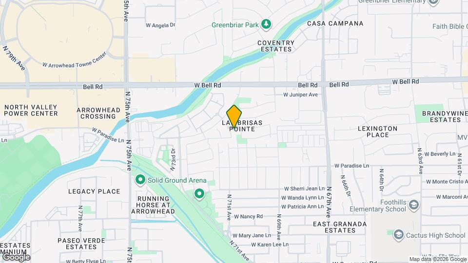 16519 N 71st Ave Map and Location Details