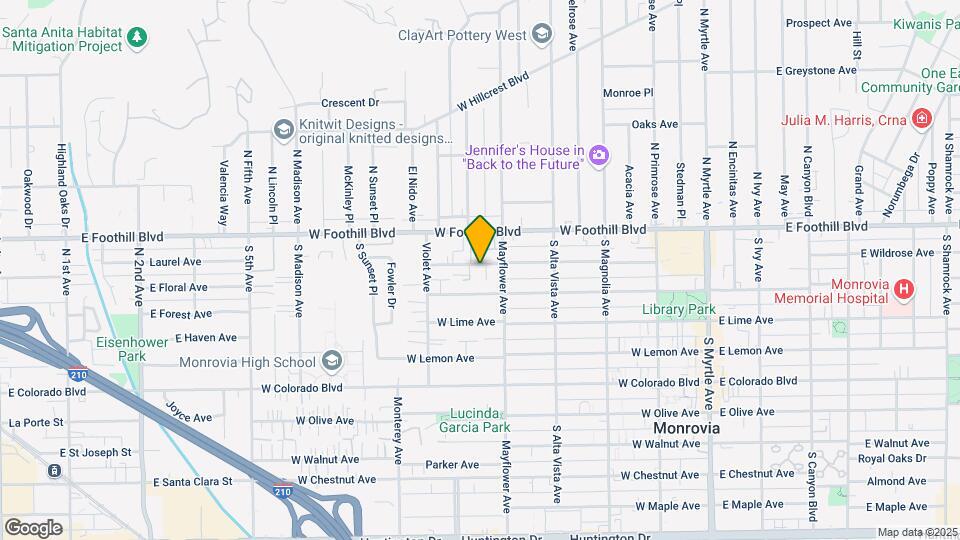 522 Linwood Ave Map and Location Details