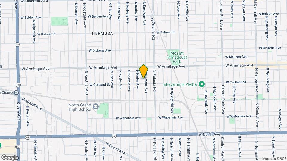 1908 N Keystone Ave Mapa y Detalles de la Ubicación