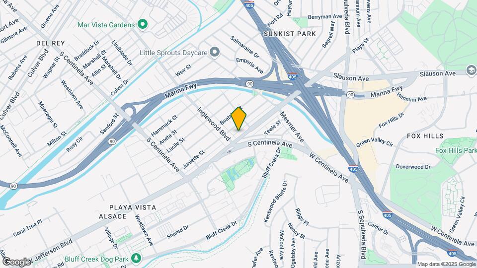 11937 Jefferson Blvd Mapa y Detalles de la Ubicación