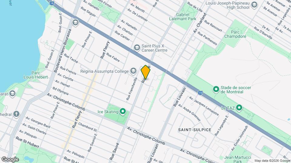 1706 Sauvé Rue E Map and Location Details