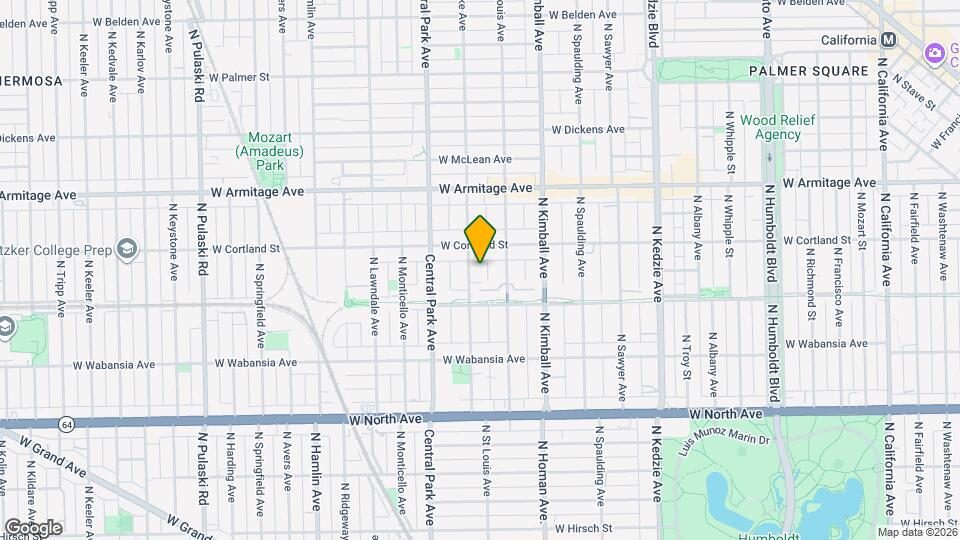 1833 N Drake Ave Map and Location Details