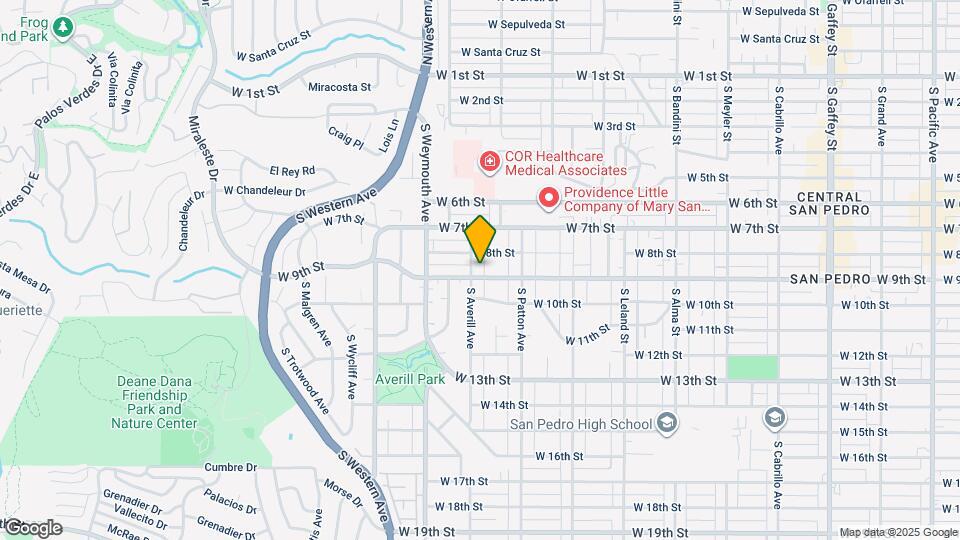 830 S Averill Ave Map and Location Details