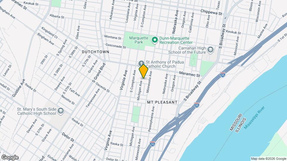 4254 Michigan Ave, Unit 2FL Map and Location Details