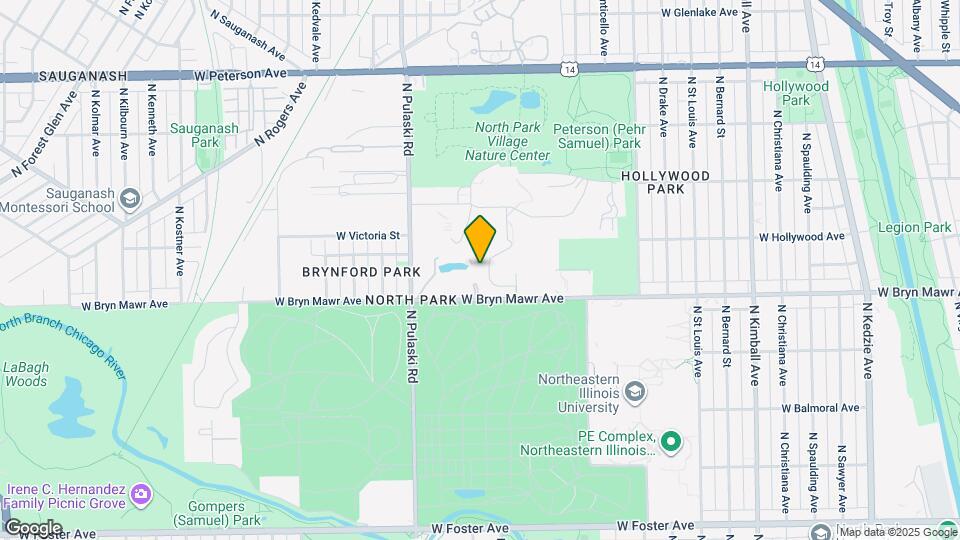 3850 W Bryn Mawr Ave Mapa y Detalles de la Ubicación