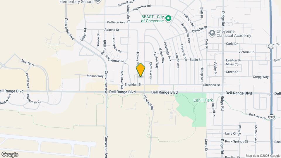 4721 Hickory Pl Map and Location Details