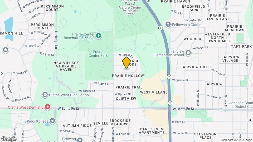 1482 W Prairie Terrace Map and Location Details