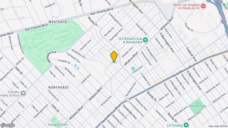 12124 Goshen Ave-Unit -206 Map and Location Details