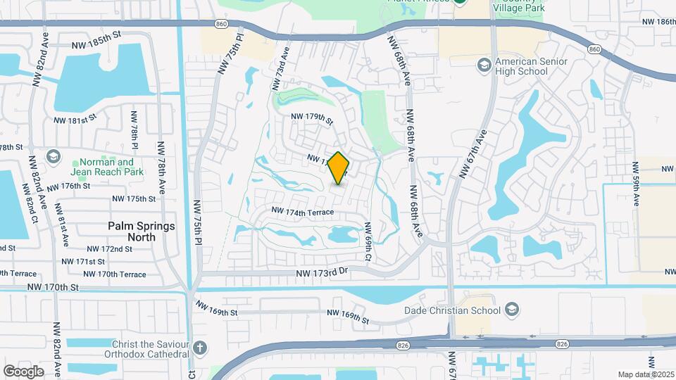 7010 NW 177th St Map and Location Details