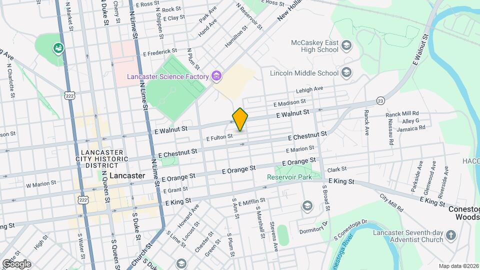 530 1/2 E Fulton St Map and Location Details