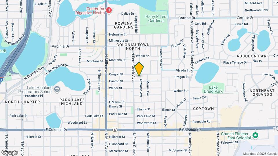1036 Altaloma Ave Map and Location Details