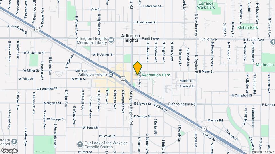 104 N Pine Ave Map and Location Details