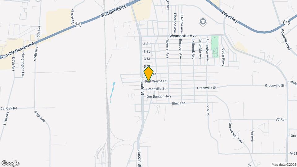 1945 Fort Wayne St Map and Location Details