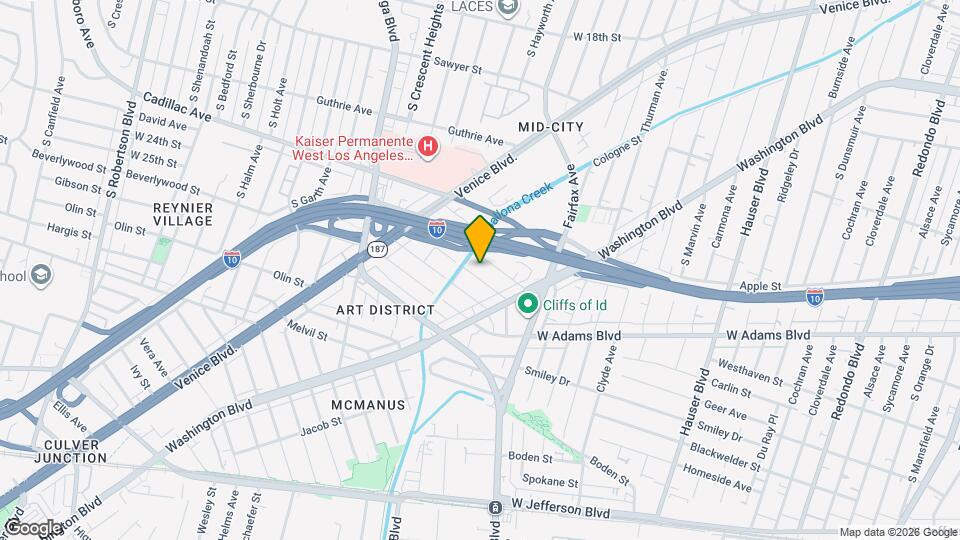 5847 1/2 Ernest Ave Map and Location Details