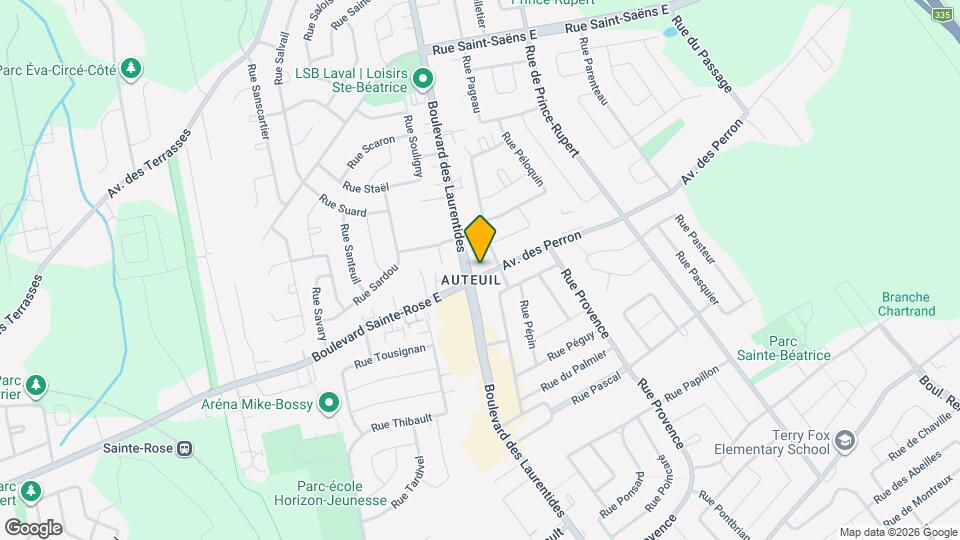 185 Des Perron Av Map and Location Details