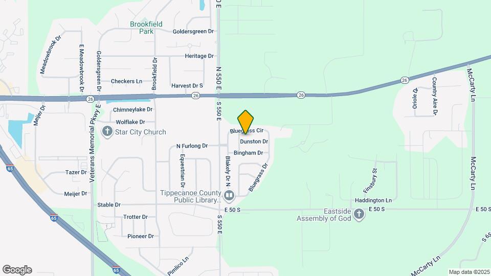 5598 Dunston Dr Map and Location Details