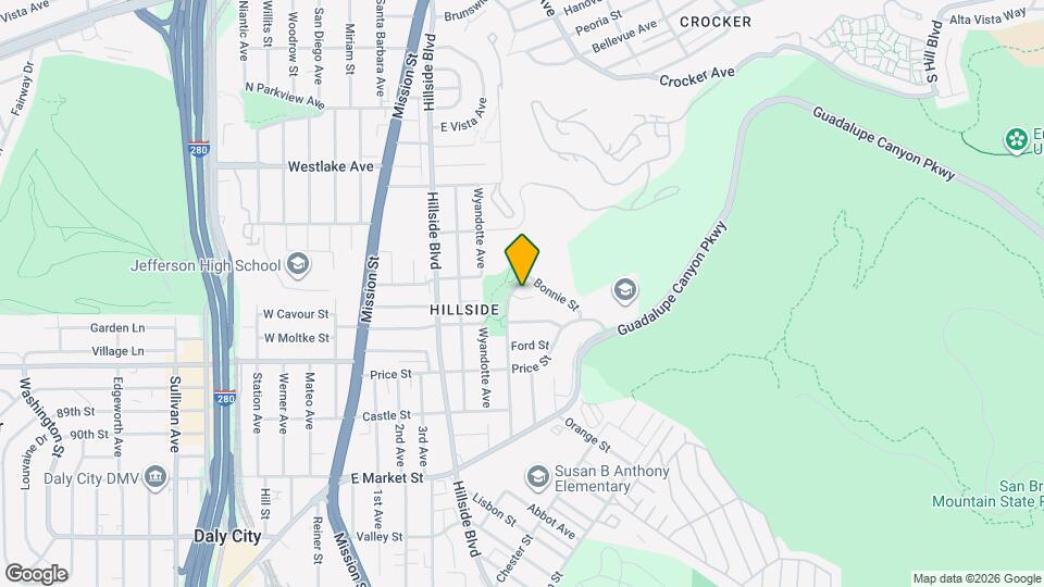 215 Lausanne Ave Map and Location Details