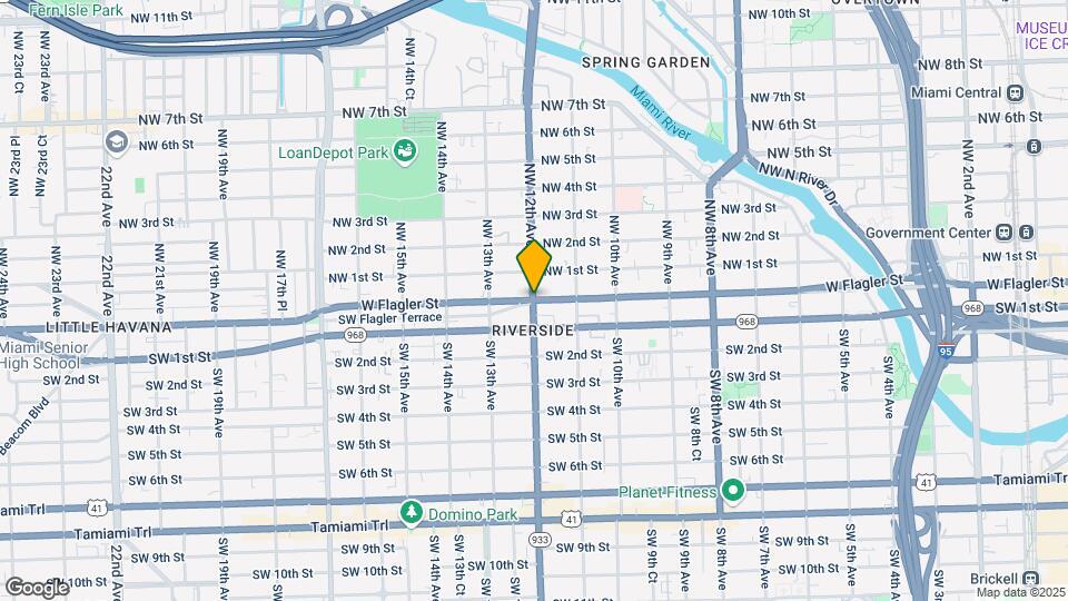 1143 SW 12th Ave-Unit -0 Map and Location Details