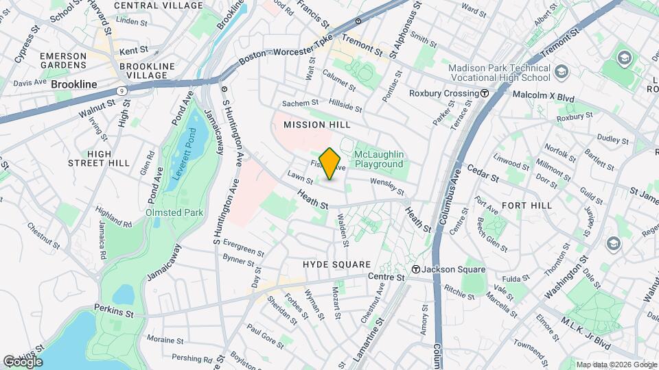 41 Lawn St, Unit 1 Map and Location Details