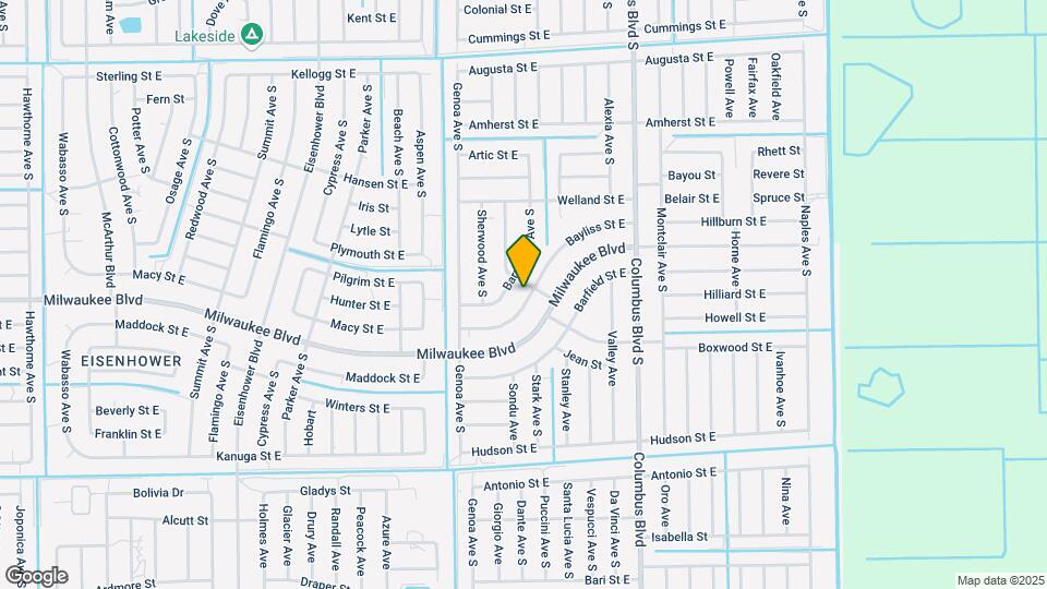 1127 Bayliss St E Map and Location Details