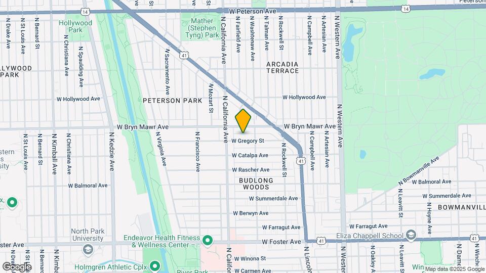 2720 W Gregory St, Unit 1 w Map and Location Details