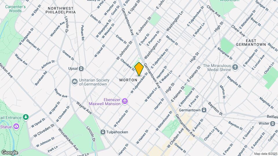43 W Tulpehocken St Map and Location Details