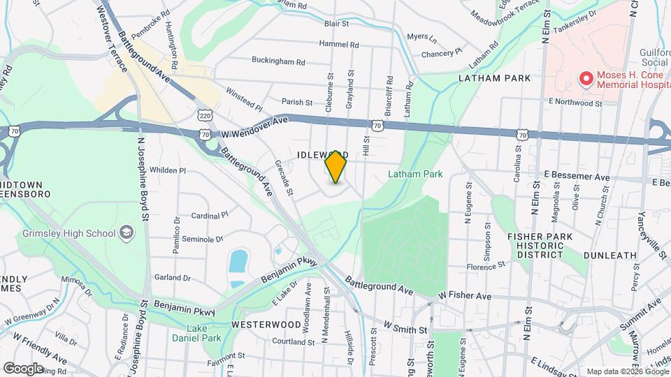 808 Idlewood Dr Map and Location Details