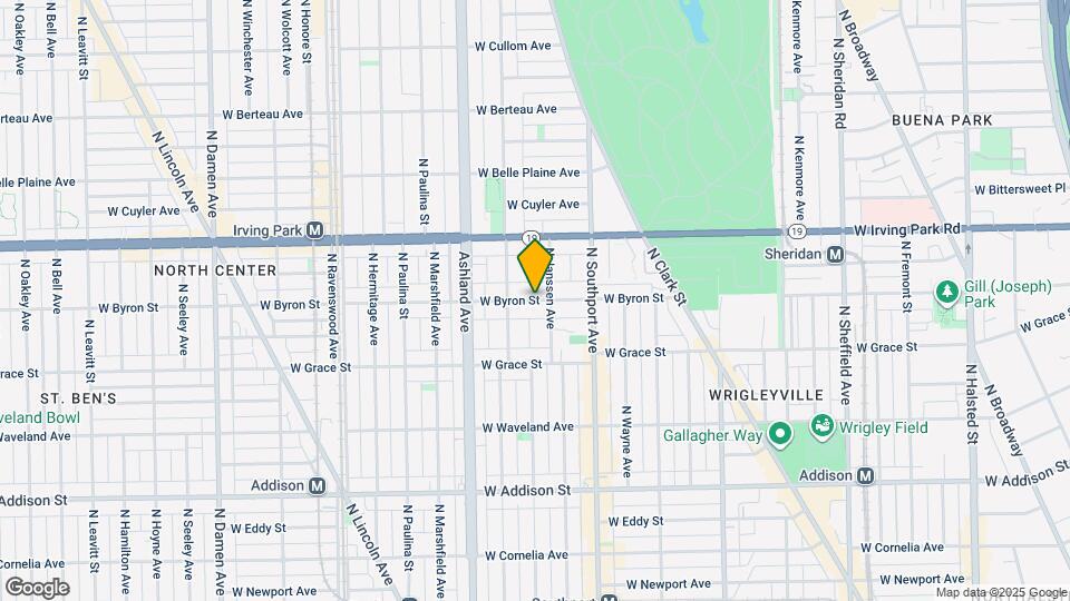 1453 W Byron Mapa y Detalles de la Ubicación