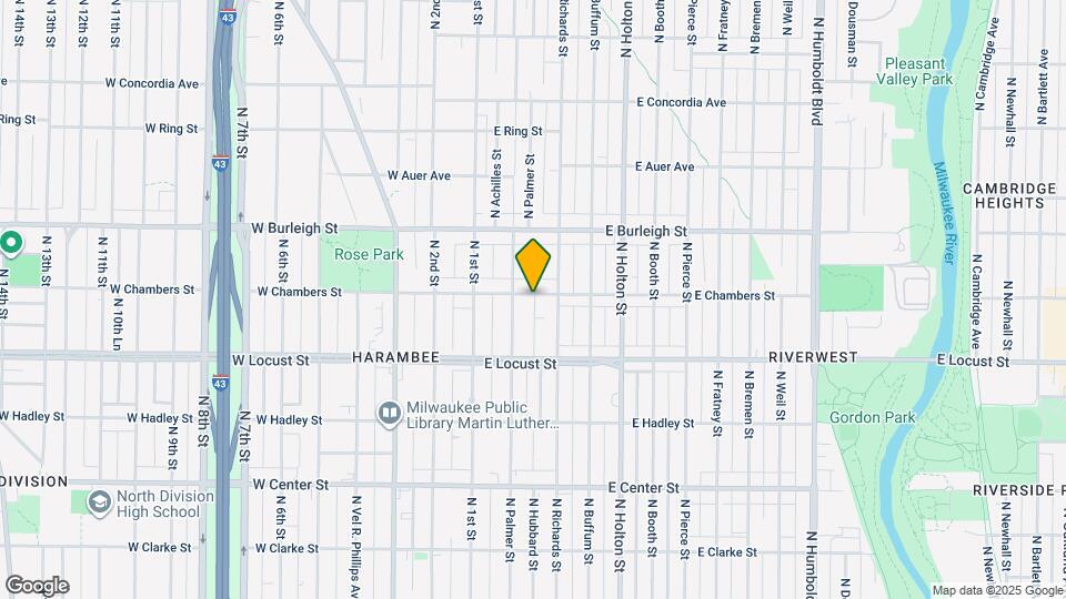 223 E Chambers St Map and Location Details