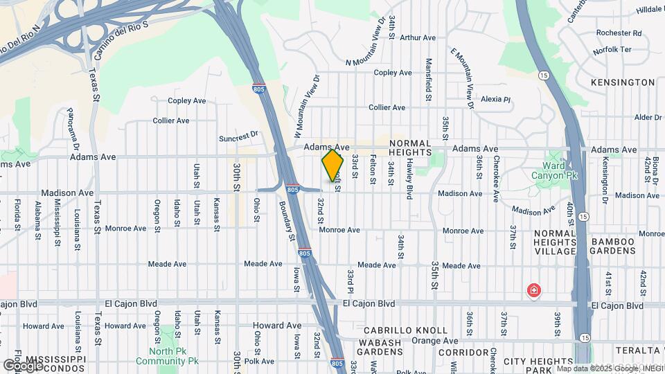 4608 Bancroft St Map and Location Details