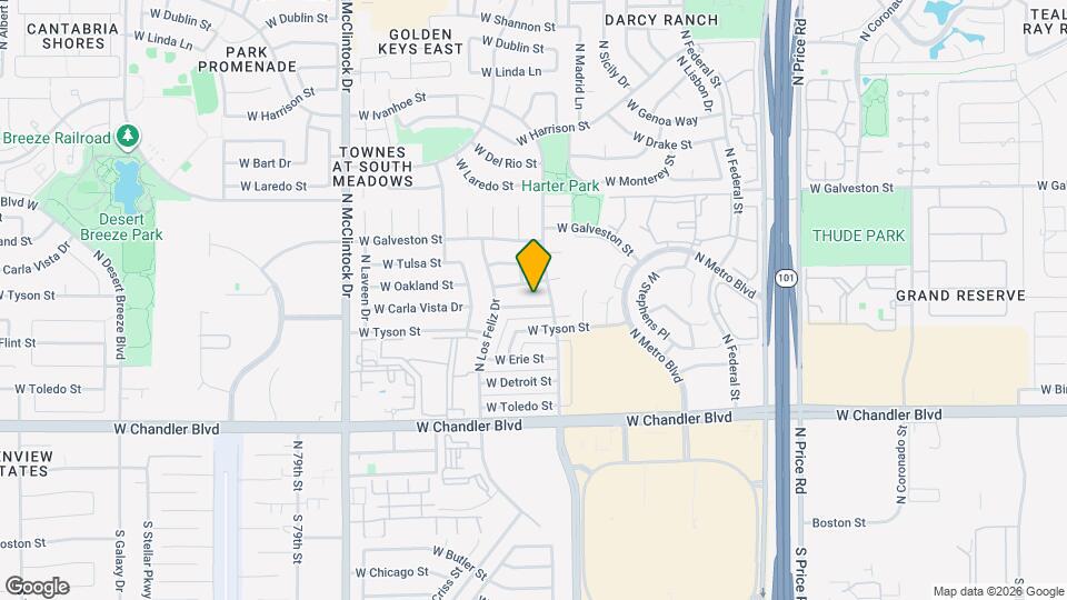 3510 W Carla Vista Dr Map and Location Details