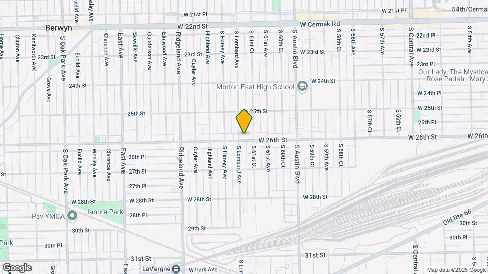 6140 W 26th St Map and Location Details