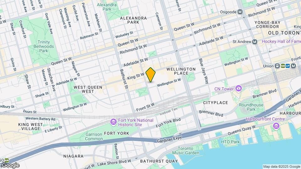 508-508 Wellington St W Map and Location Details