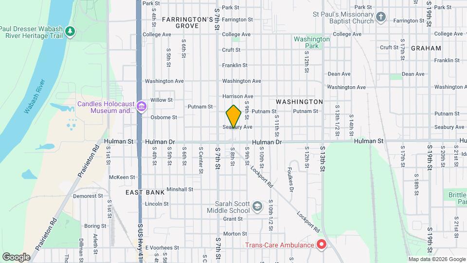 1610 S 8th St Map and Location Details