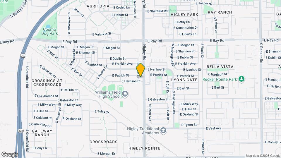 1861 S Balboa Dr Map and Location Details