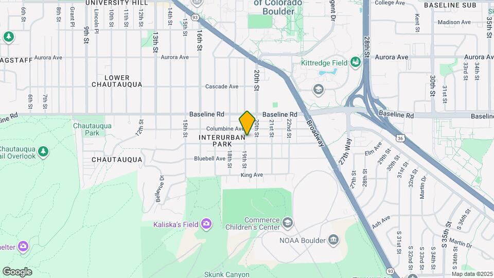 1905 Mariposa Ave Mapa y Detalles de la Ubicación