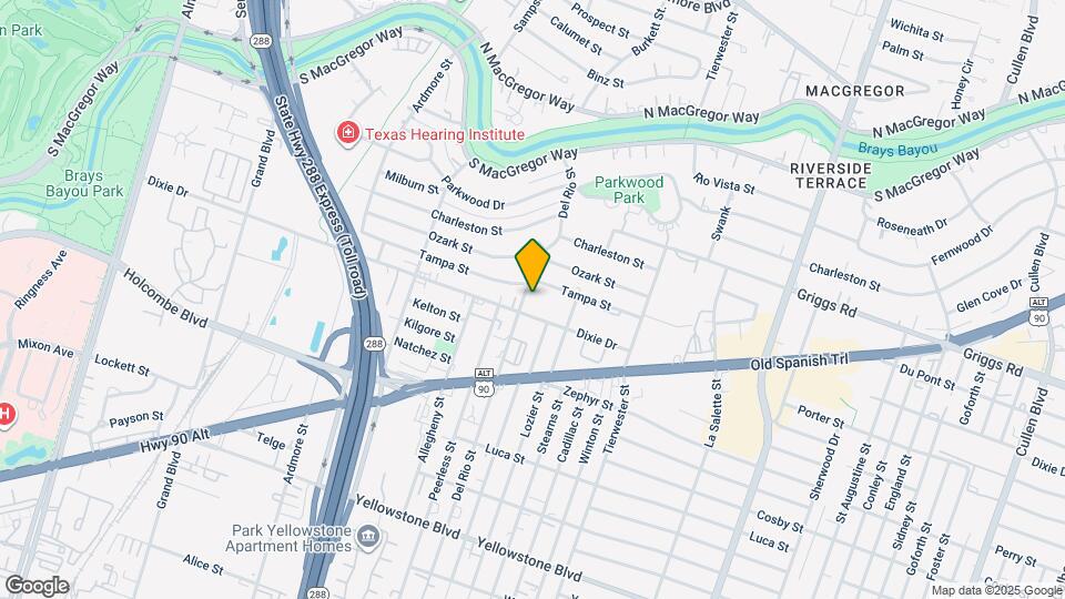 6203 Del Rio St Map and Location Details