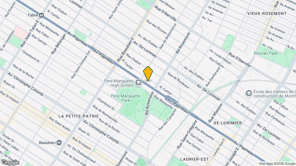 5969-5971 Papineau Av Map and Location Details