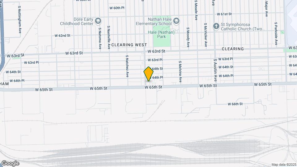 6447-6451 S Narragansett Ave Map and Location Details