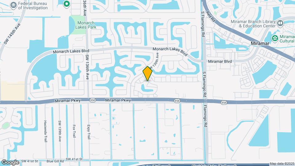 12906 SW 30th St Map and Location Details