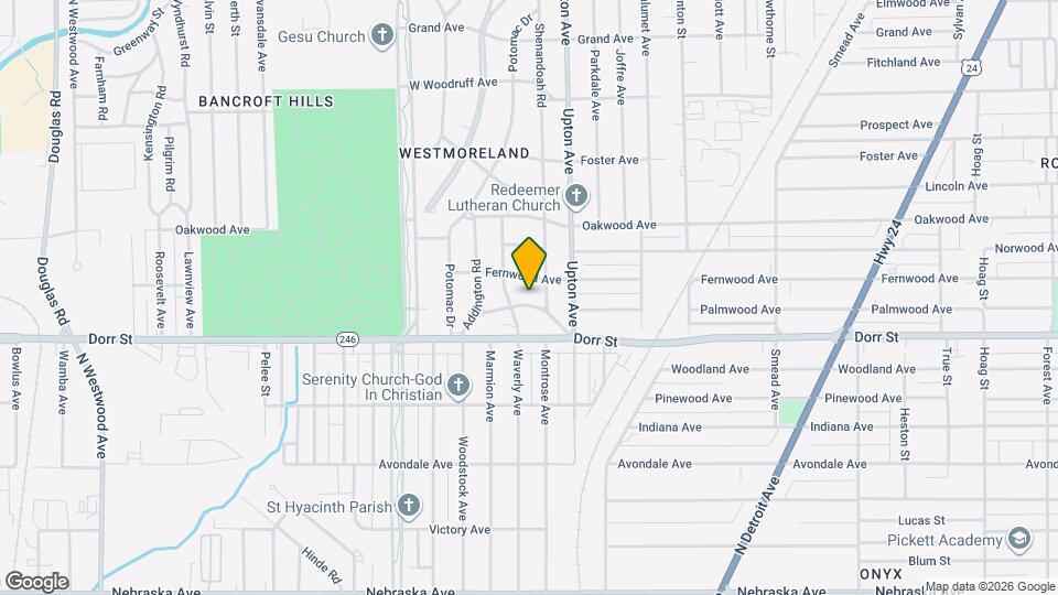 1944 Crosswell Pl Map and Location Details