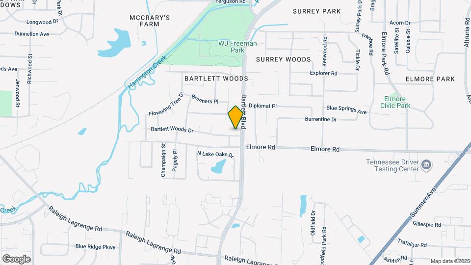 2425 Bartlett Blvd Map and Location Details